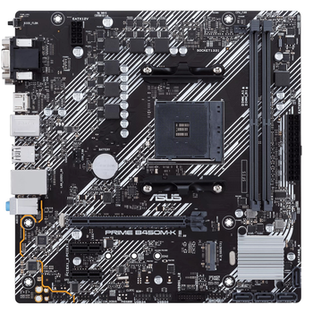 Материнська плата ASUS PRIME B450M-K II, AM4, DDR4, HDMI, DVI-D, VGA, microATX