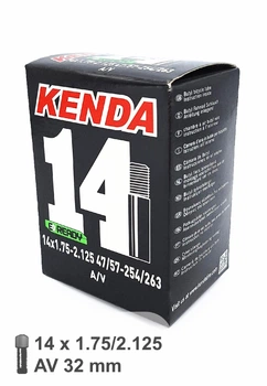 Камера велосипедна / на електросамокат Kenda e-ready 14x1.75/2.125 47/57-254/263 AV 32 мм (G0000860)
