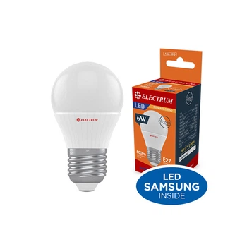 Світлодіодна Лампа Electrum 6W E27 3000K (A-LB-1010)