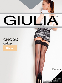 Чулки Giulia Chic Calze 20 Den 3/4 р Diano (4820040109237)