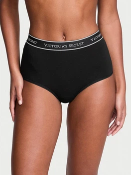 Женские трусики Victoria's Secret (2126439778237) Logo Cotton Modern Brief XS черные