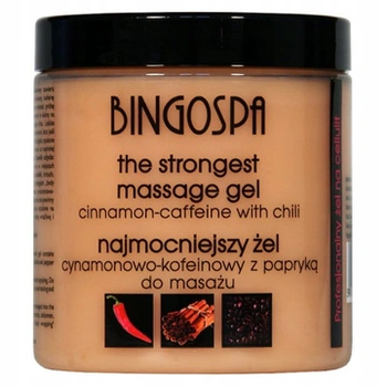 Żel do ciała BingoSpa Cynamon Pieprz Kofeina 250 g (5901842006036)