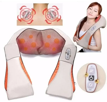 Универсальный массажер Massager of Neck Kneading, Электрический массажер для шеи, плеч, спины и поясницы