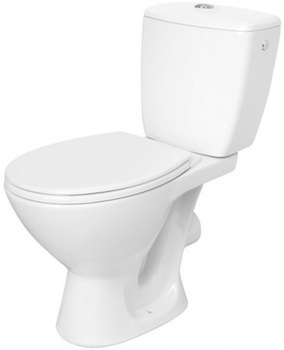 Унитаз-компакт CERSANIT Mito Milos 903 KA010 3/6 K681-062 с бачком и антибактериальным сиденьем полипропилен