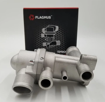 Термостат Flagmus ВАЗ 2110-12 (у зборі, з корпусом, 6 виходів) Каталожний номер 21082-1306010