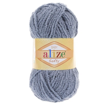 Пряжа Alize Softy Алізе Софті №119 сталевий