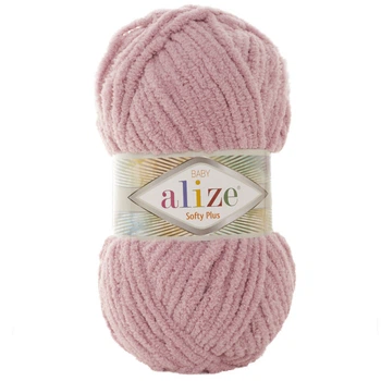 Пряжа Alize Softy PLUS Софти Плюс цвет № 295 пыльная роза