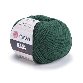 Пряжа YarnArt Jeans Джинс №92 сосновый бор