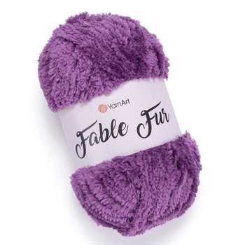 Пряжа YarnArt Fable Fur імітація хутра колір 979 фіолетовий