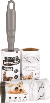 Набір валик для чищення одягу Eco Fabric + 2 запасних блоки Eco Fabric 36 аркушів (EF-2236-3)