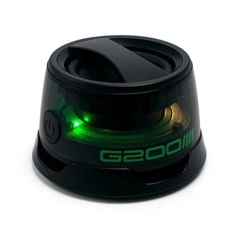 Колонка G200, Bluetooth, до 6 часов работы, 6 × 3,5 × 6 см, встроенный аккумулятор, черная
