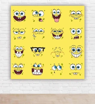 Бумажный плакат "SpongeBob. Губка Боб" 150х150см