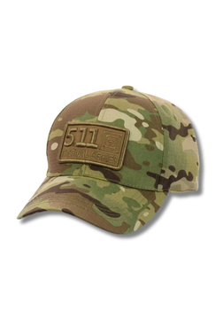 Тактическая кепка с застежкой 5.11 Tactical Series (One-size) Мультикам