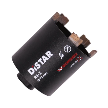 Свердло алмазне DISTAR коронка підрозетник 72x70-4 М16, сегмент RS-X (11133048033)