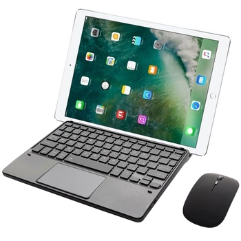 Клавиатура-подставка Smart Keyboard + Мышка для Apple iPad Pro 12.9 2015 / 2017 Ukr+Eng Black