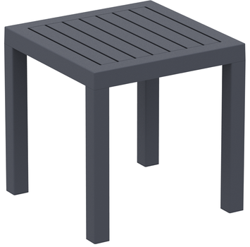 Стіл садовий для шезлонгу Siesta Ocean Side Table Темно-сірий Siesta