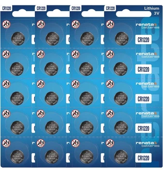 Батарейка літієва Renata CR1220 20 шт BLISTER CARD
