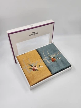Подарочный набор полотенец для лица Maribor 2 шт. Home Hardal - Mint