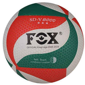 М'яч волейбольний червоно-зелений FOX SDV8000 PU