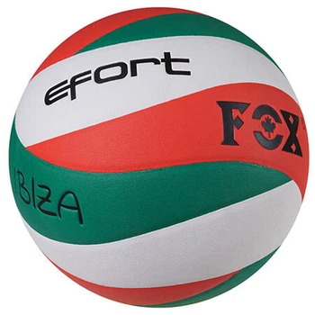 М'яч волейбольний червоно-зелений FOX Efort IBIZA