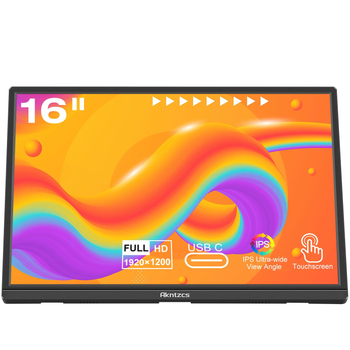 Сенсорный портативный монитор 16" Akntzcs HD160 Full HD IPS 60 Гц Б/В