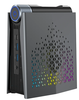 Міні ПК ACEMAGICIAN AMR5 / Ryzen 5 5600U / RAM 16GB / SSD 512GB / Без дискретної відеокарти / HDMI / LAN / Wi-Fi / Bluetooth / Windows 11 / Сірий (без партномера)