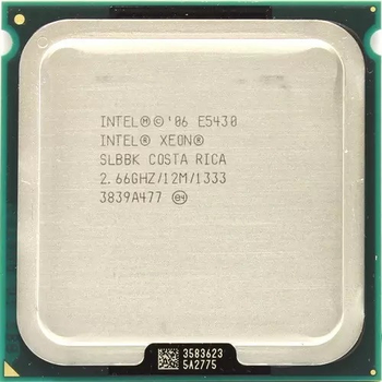 Процесор Intel Xeon E5430 SLBBK LGA771 (LGA775) 2.66 GHz, 80W Б/В