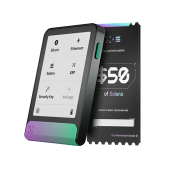 Криптогаманець Ledger Flex Solana Edition з Чохлом Custom Magnet Folio +50$ у SOL (FlexLimitedSol)