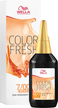 Farba do włosów Wella Professionals Color Fresh półtrwała 7/00 Średni Blond 75 ml (8005610572703)