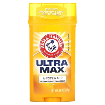 UltraMax, твердий дезодорант для чоловіків, без запаху, Arm & Hammer, 2,6 унції (73 г)