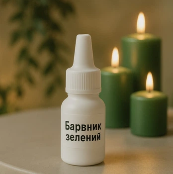 Жидкий краситель для свечей Промис-Плюс Зеленый, 5 мл