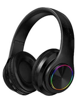 Bluetooth наушники B39 с RGB подсветкой и микрофоном гарнитура