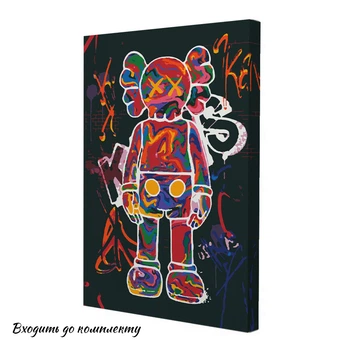 Картина по номерам Riviera Blanca Kaws 28x40 см (RB-0638)