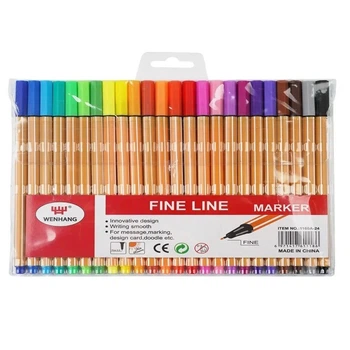 Ручки лайнеров Stenson 24 цвета WW00176ST "Fine Line"