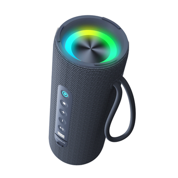 Колонка беспроводная Baseus A20072600826-00 AeQur 30 Air, с LED-подсветкой, защита IPX5, серый