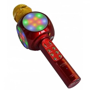 Беспроводной микрофон караоке WSTER WS-1816 Bluetooth USB AUX FM