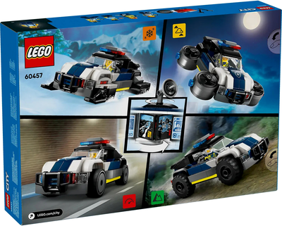 Zestaw klocków LEGO City Policyjny warsztat tuningowy 489 elementy (60457)