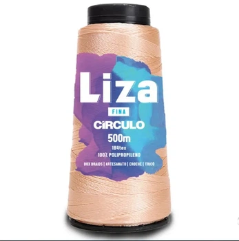 8175 LIZA THIN (FINA) пряжа 100% поліпропілен . 500 м . 92 г, світло-рожевий