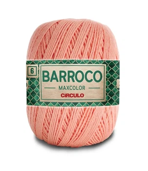 4514 BARROCO MAXCOLOR 6 пряжа (100% бавовна, 200гр. 226м), рожевий