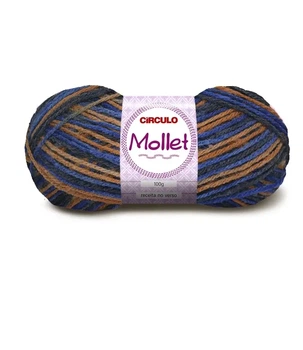 9952 MOLLET пряжа пряжа (100% акрил, 100гр, 200м), шоколадний