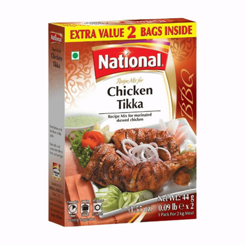 Суміш спецій до Курки тікка Chicken Tikka Mix 80г National 620514006833