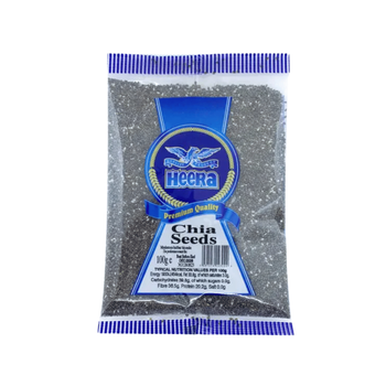 Семена чиа Chia Seeds 100г Heera 5031416093022