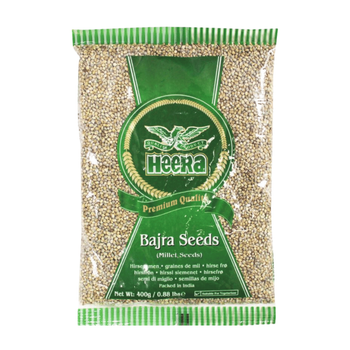 Целые семена жемчужного проса (бажра) Bajri Seeds Whole 400г Heera 5031416090496