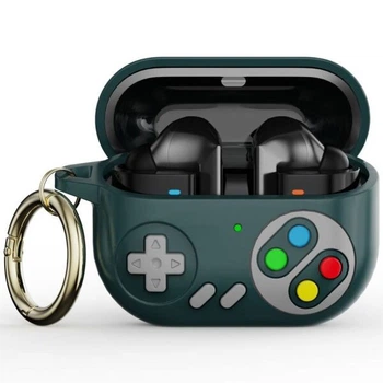 Защитный чехол Deexe Game Design для Samsung Galaxy Buds 3 Pro / Buds 3 FE - Grey