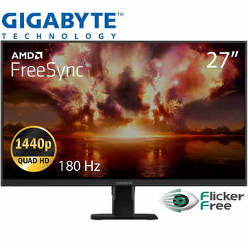 Монитор GIGABYTE GS27QA Gaming Monitor безрамочный SS-IPS 2560x1440 QHD 27"