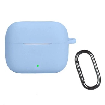 Силиконовый чехол Deexe Silicone Case (FH) для OPPO Enco Buds 3 Pro - Sky Blue