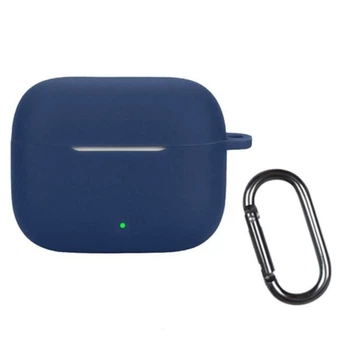 Силиконовый чехол Deexe Silicone Case (FH) для OPPO Enco Buds 3 Pro - Dark Blue