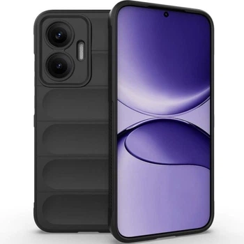 Силиконовый (TPU) чехол Deexe Terra Case для Xiaomi Poco F7 - Black