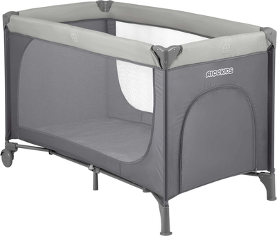 Дорожнє ліжечко RICOKIDS 125 x 65 x 78 см RK-240 Light Grey (724000) (5903890605155)