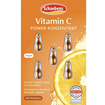 Капсулы-концентрат с витамином С для лица Schaebens Konzentrat Vitamin C 5 шт
